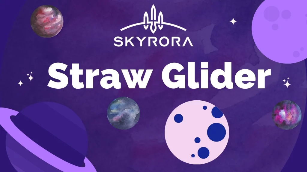 Straw glider