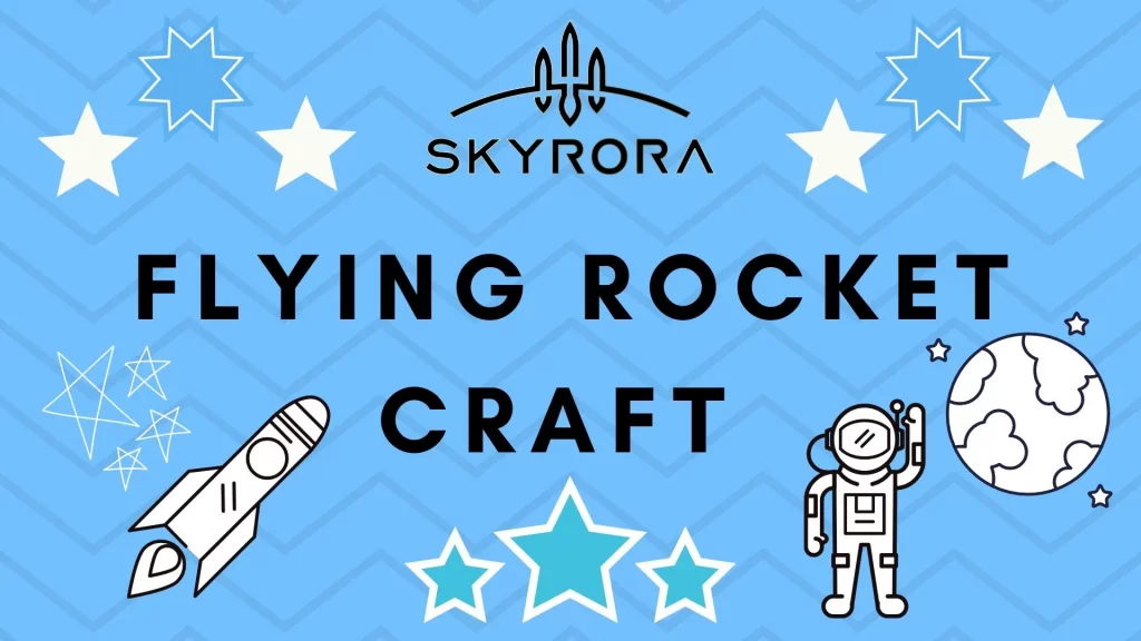 Rocket flying craft activity