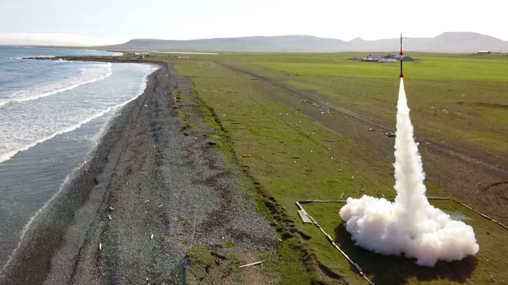 Skyrora’s Skylark Micro rocket launches from Iceland
