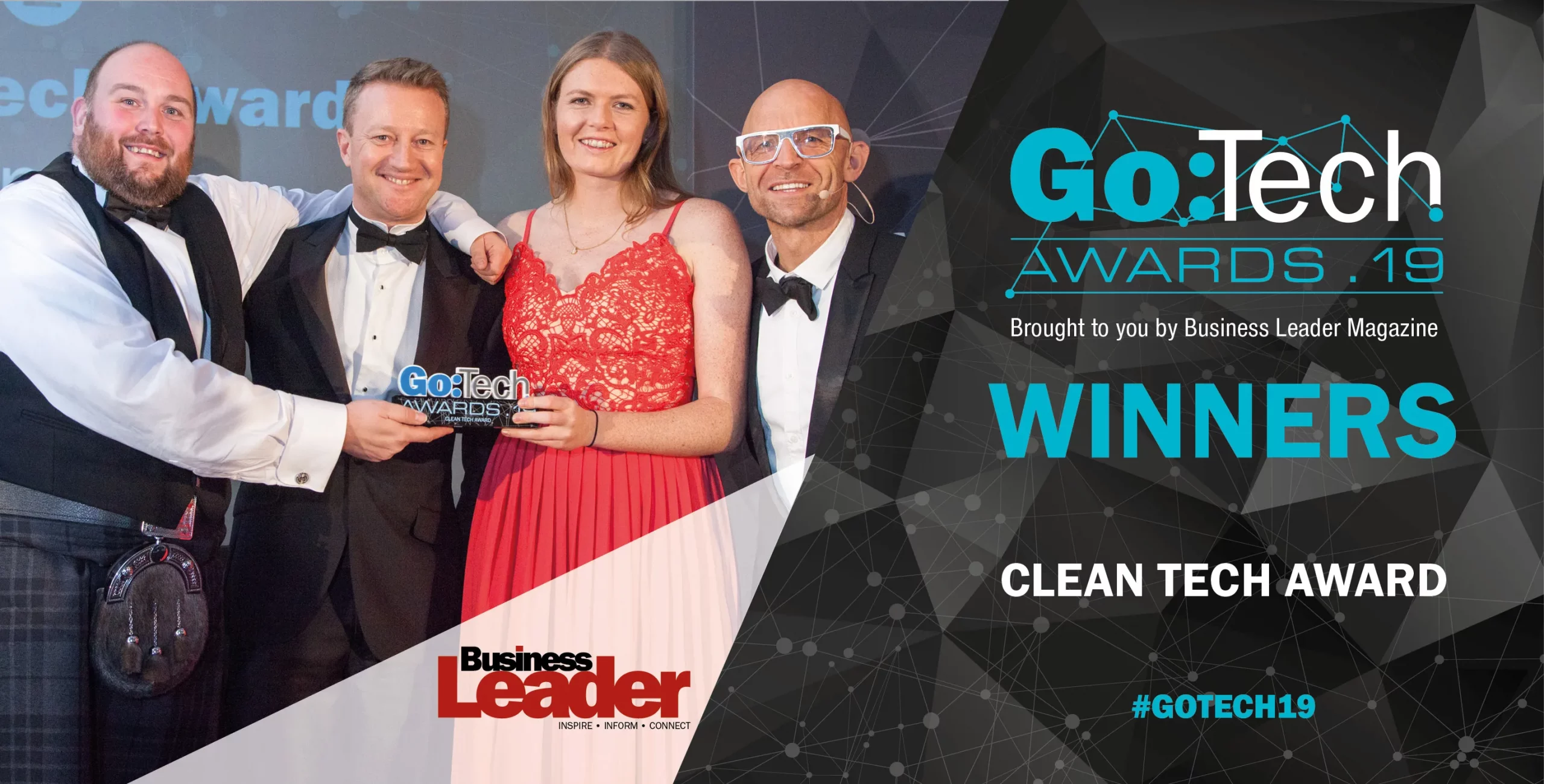 Skyrora wins Clean Tech Award at GoTech19