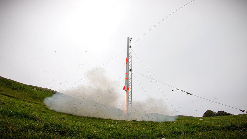 Shetland rocket launch