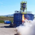 Second Stage 70 kN Rocket Engine Firing
